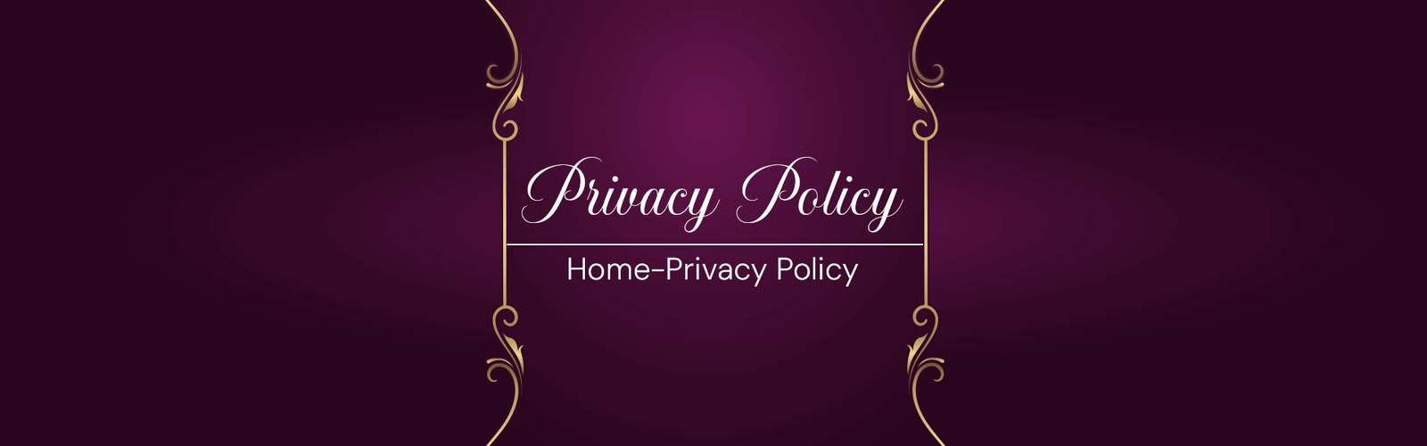 Privacy Policy Banner